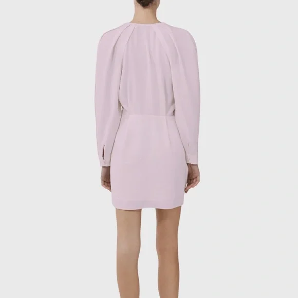 Stylish Draped Lilac mini dress by IRO Paris - Picture 2 of 9